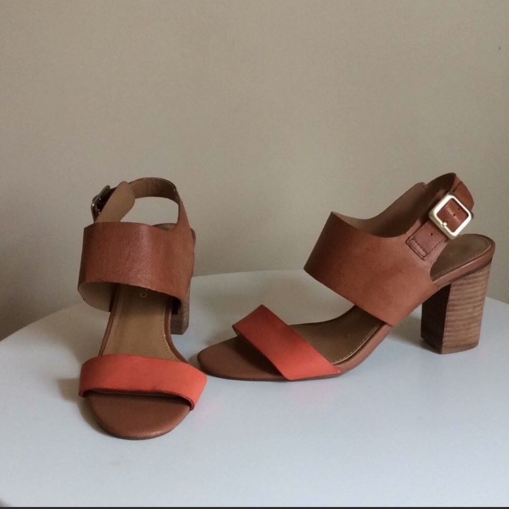 Franco Sarto Two-tone Block Heel